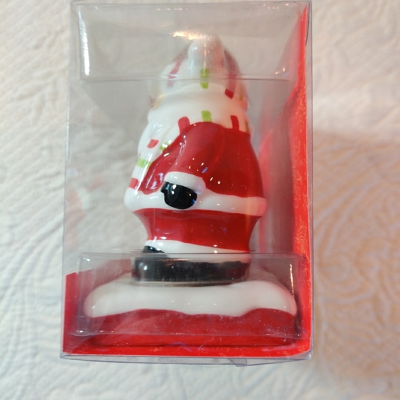 Boston Warehouse Santa & Rudolph Reindeer Salt & Pepper Shakers New in box - Picture 4 of 6